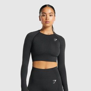 Gymshark Vital Seamless Long Sleeve Crop Top Size XS